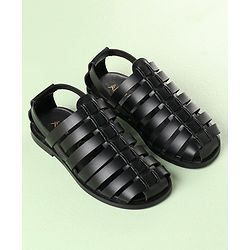 Pine Kids Ethnic Sandals - Black