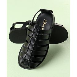 Pine Kids Ethnic Sandals - Black