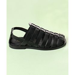 Pine Kids Ethnic Sandals - Black
