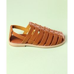 Pine Kids Ethnic Sandals - Black