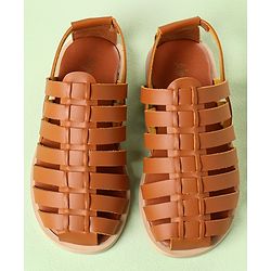 Pine Kids Ethnic Sandals - Black