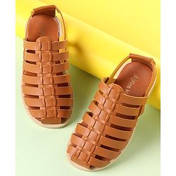 Pine Kids Ethnic Sandals - Black