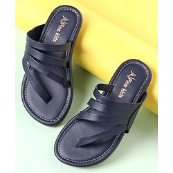 Pine Kids Party Wear Sandals - Navy