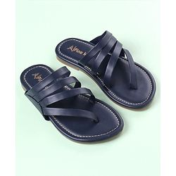 Pine Kids Party Wear Sandals - Navy
