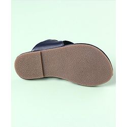 Pine Kids Party Wear Sandals - Navy