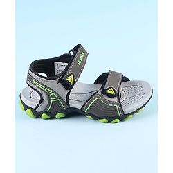 Pine Kids Velcro Closure Sandals - Grey Green