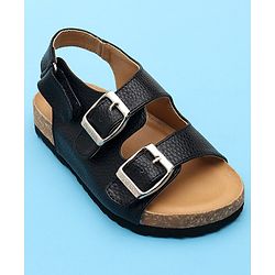 Pine Kids Open Toe Sandals - Black