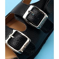 Pine Kids Open Toe Sandals - Black