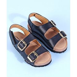 Pine Kids Open Toe Sandals - Black
