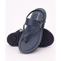 Pine Kids Party Wear Sandals - Navy Blue