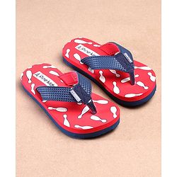 Pine Kids Casual Flip Flops - Red
