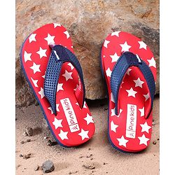 Pine Kids Casual Flip Flops - Red