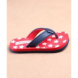 Pine Kids Casual Flip Flops - Red