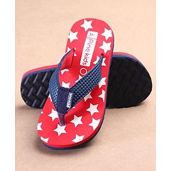 Pine Kids Casual Flip Flops - Red