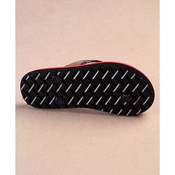 Pine Kids Flip Flops Star Print - Red