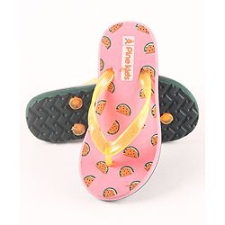 Pine Kids Casual Flip Flops Watermelon Print - Pink