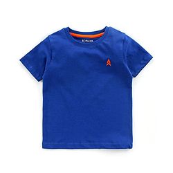 Pine Kids Half Sleeves 100% Cotton Biowashed Tee Pack of 2 - Blue Yellow