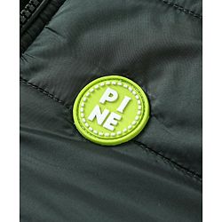 Pine Kids Full Sleeves Hooded Padded Jacket - Green