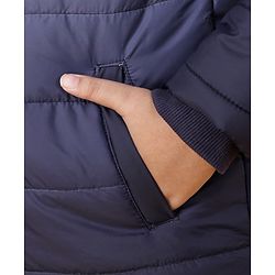 Pine Kids Full Sleeves Hooded Ombre Print Jacket - Blue