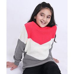 Pine Kids Full Sleeves Sweater - Red