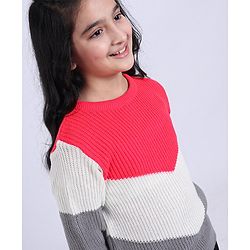 Pine Kids Full Sleeves Sweater - Red