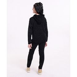Pine Kids Full Sleeves Sweater Set - Black