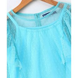 Pine Kids Full Sleeves Biowashed Top Solid Color - Blue