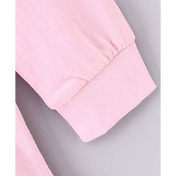 Pine Kids Full Sleeves Frock with Sequin Work - Pink
