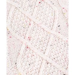 Pine Kids Full Sleeves Cable Knit Sweater - White