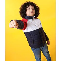 Pine Kids Medium Winter Full Sleeves Padded Jacket - Multicolour