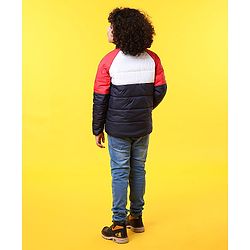 Pine Kids Medium Winter Full Sleeves Padded Jacket - Multicolour