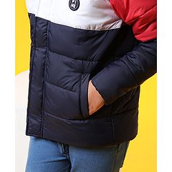 Pine Kids Medium Winter Full Sleeves Padded Jacket - Multicolour