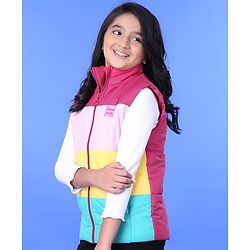 Pine Kids Sleeveless Light Winter Padded Jacket - Multicolor