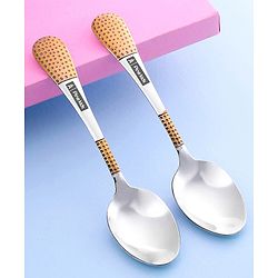 Pine Kids Stainless Steel Spoon Pack of 6 - Length 16 cm Each