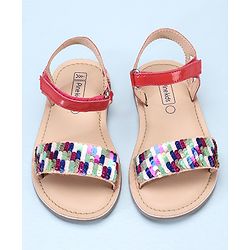 Pine Kids Sandals Sequin Detailing - Fuchsia