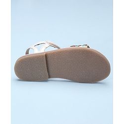 Pine Kids Sandals Sequin Detailing - White