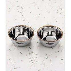 Pine Kids Stainless Steel Round Shape Dinner Set - 14 Pieces