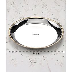 Pine Kids Stainless Steel Round Shape Dinner Set - 14 Pieces