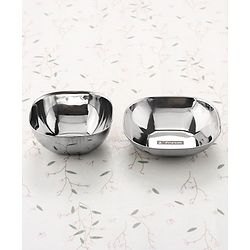 Pine Kids Stainless Steel Round Shape Dinner Set - 14 Pieces