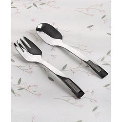 Pine Kids Stainless Steel Round Shape Dinner Set - 14 Pieces