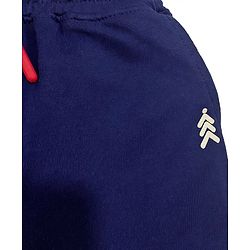 Pine Kids Knee Length 100% Cotton Bio Wash Shorts - Grey Blue