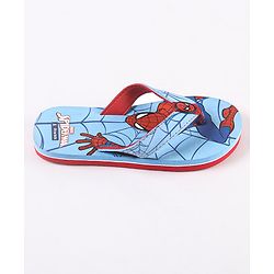 Pine Kids Flip Flops Spider Man Print - Blue