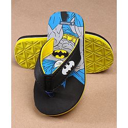 Pine Kids Flip Flops Batman Print - Black