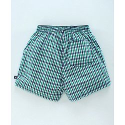 Pine Kids Peach Wash Finish Boxers Pack of 2 - Green