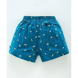Pine Kids Peach Wash Finish Boxers Pack of 2 - Green
