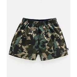 Pine Kids Peach Wash Finish Boxers Pack of 2 - Green Blue