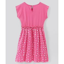 Pine Kids Bio Wash Short Sleeves Frocks Pack of 2 - Pink Navy Blue