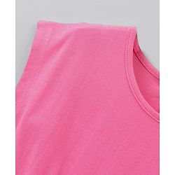 Pine Kids Bio Wash Short Sleeves Frocks Pack of 2 - Pink Navy Blue