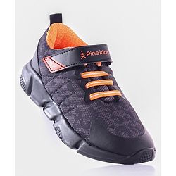 Pine Kids Sneakers Shoes - Black