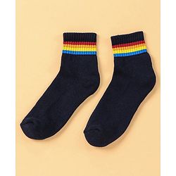 Pine Kids Anti Microbial Ankle Length Socks Pair of 5 - Multicolour